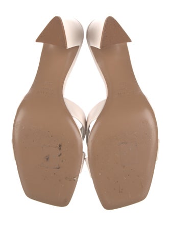 Paris Texas Leather Slides