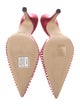 Paris Texas PVC Crystal Embellishments Mules