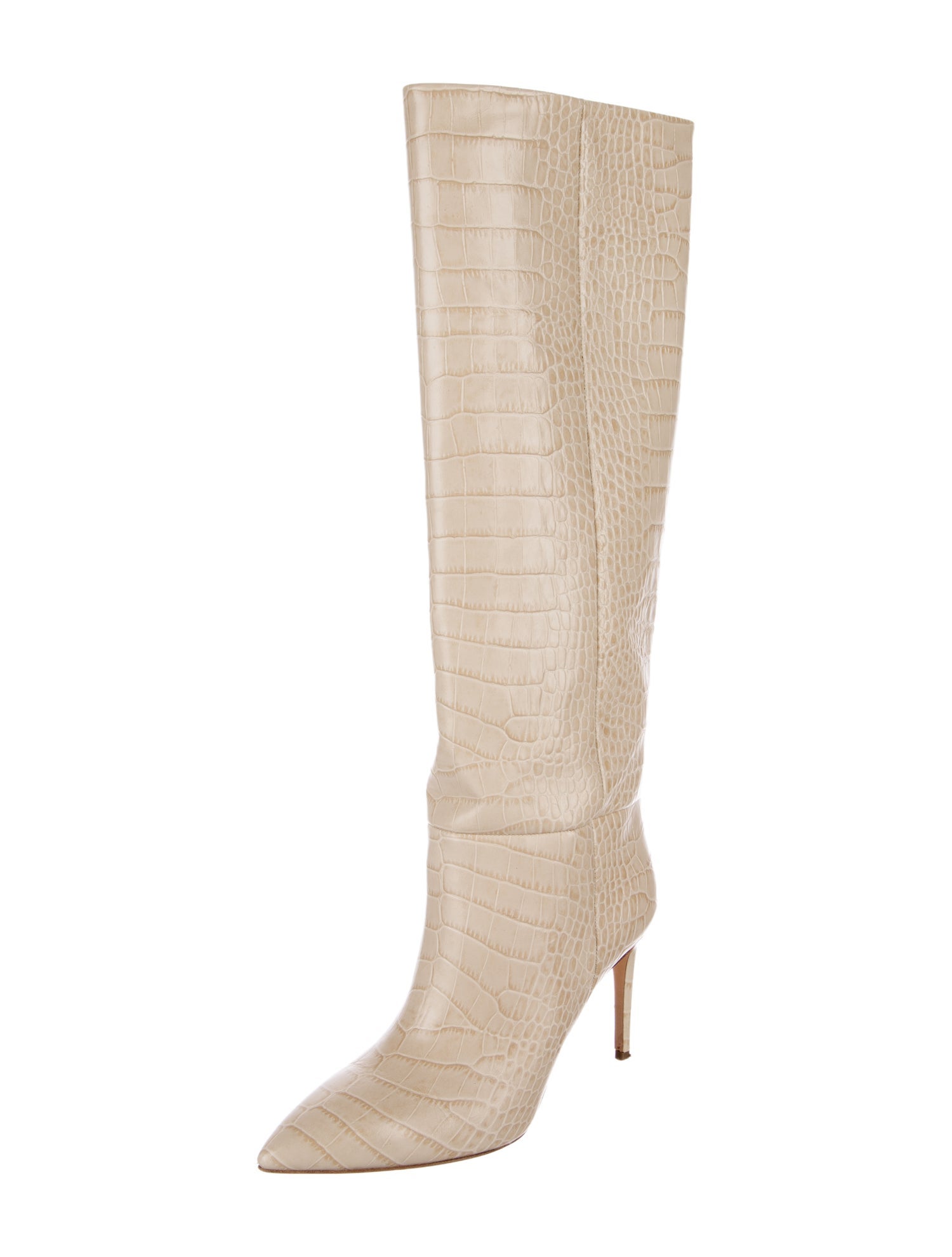 Paris Texas Embossed Leather Boots