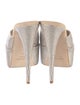Paris Texas Suede Crystal Embellishments Mules