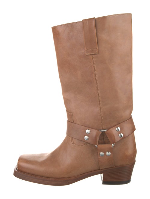 Paris Texas Leather Moto Boots