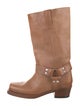 Paris Texas Leather Moto Boots