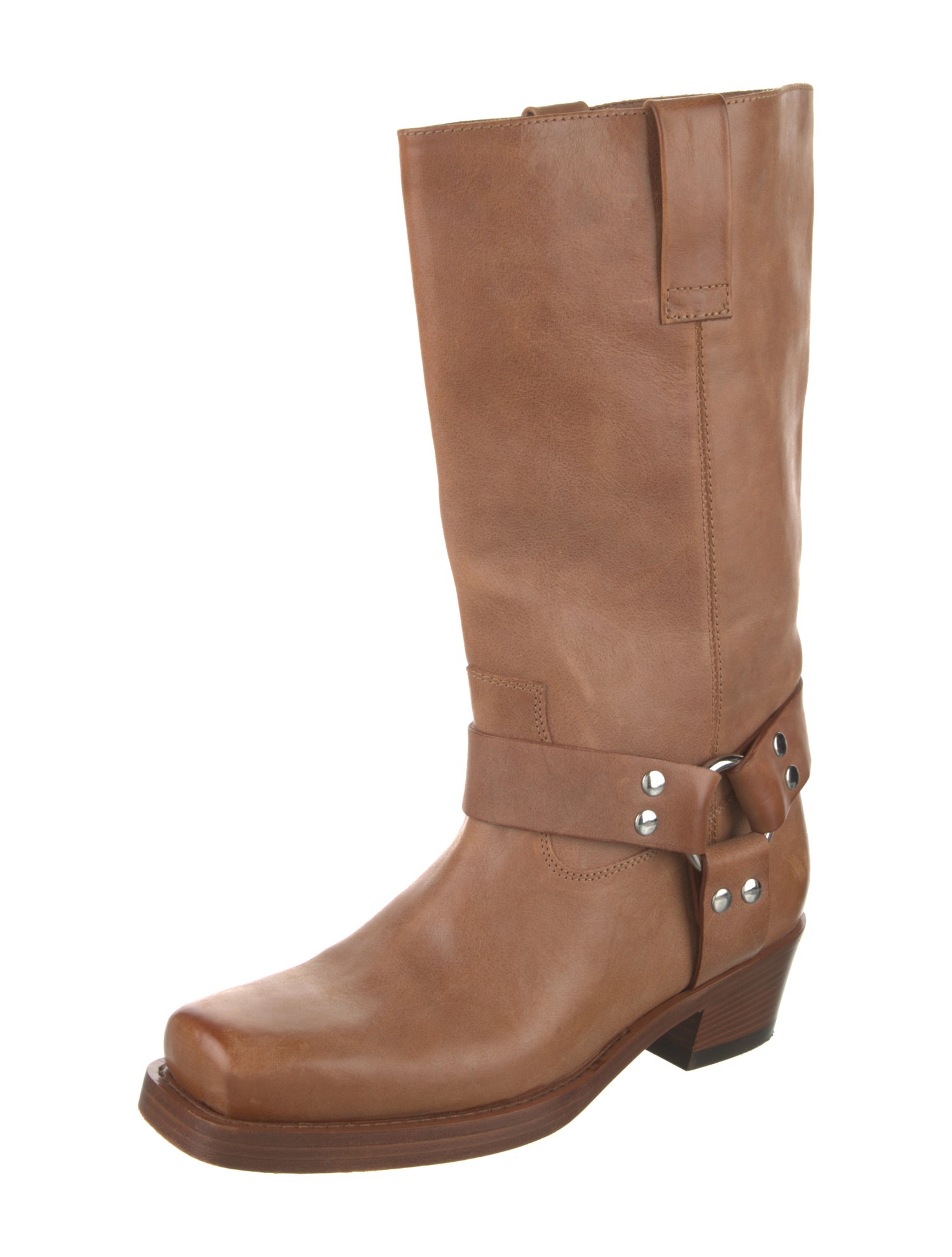 Paris Texas Leather Moto Boots