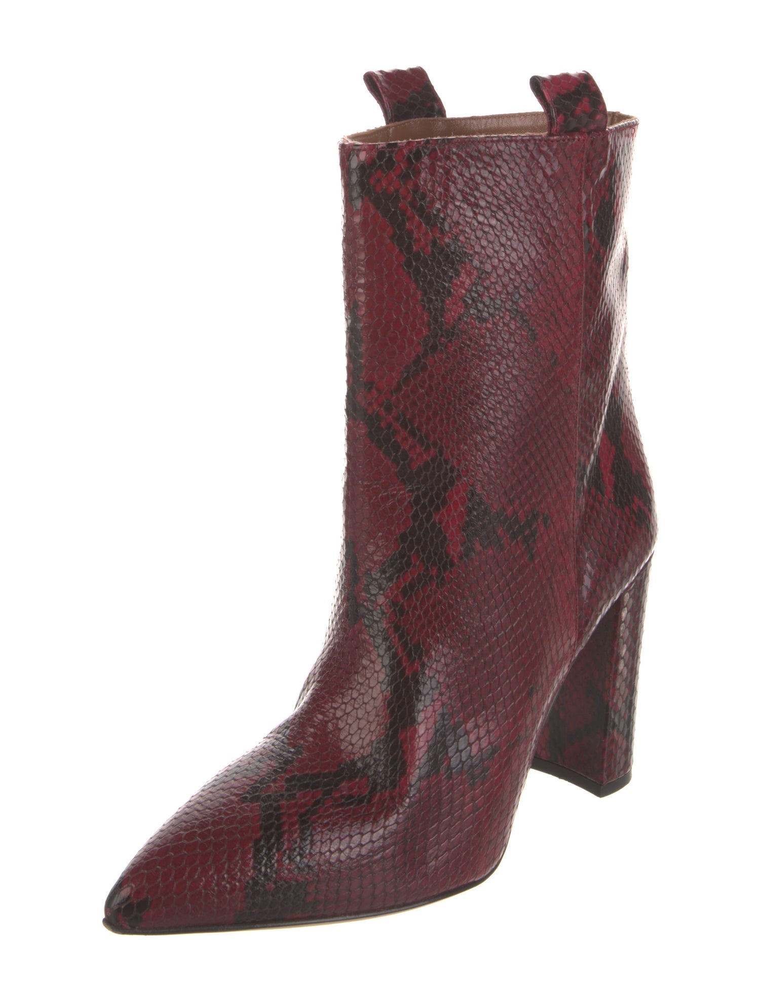 Paris Texas Snakeskin Animal Print Boots