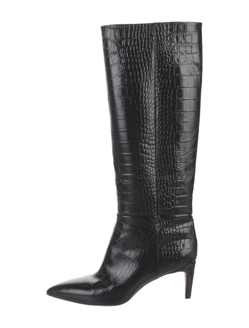 Paris Texas Embossed Leather Riding Boots