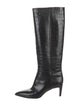 Paris Texas Embossed Leather Riding Boots