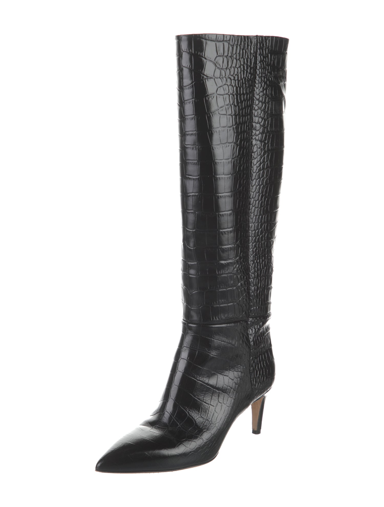 Paris Texas Embossed Leather Riding Boots