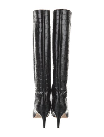 Paris Texas Embossed Leather Riding Boots