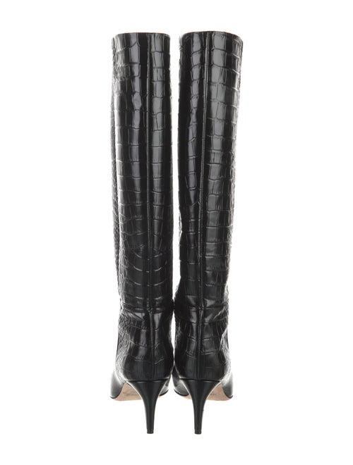 Paris Texas Embossed Leather Riding Boots