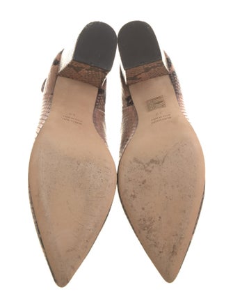 Paris Texas Embossed Leather Animal Print Chelsea Boots