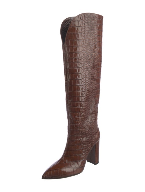 Paris Texas Embossed Leather Boots