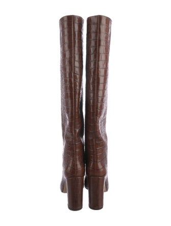 Paris Texas Embossed Leather Boots