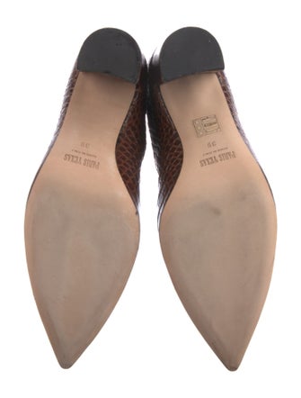 Paris Texas Embossed Leather Boots