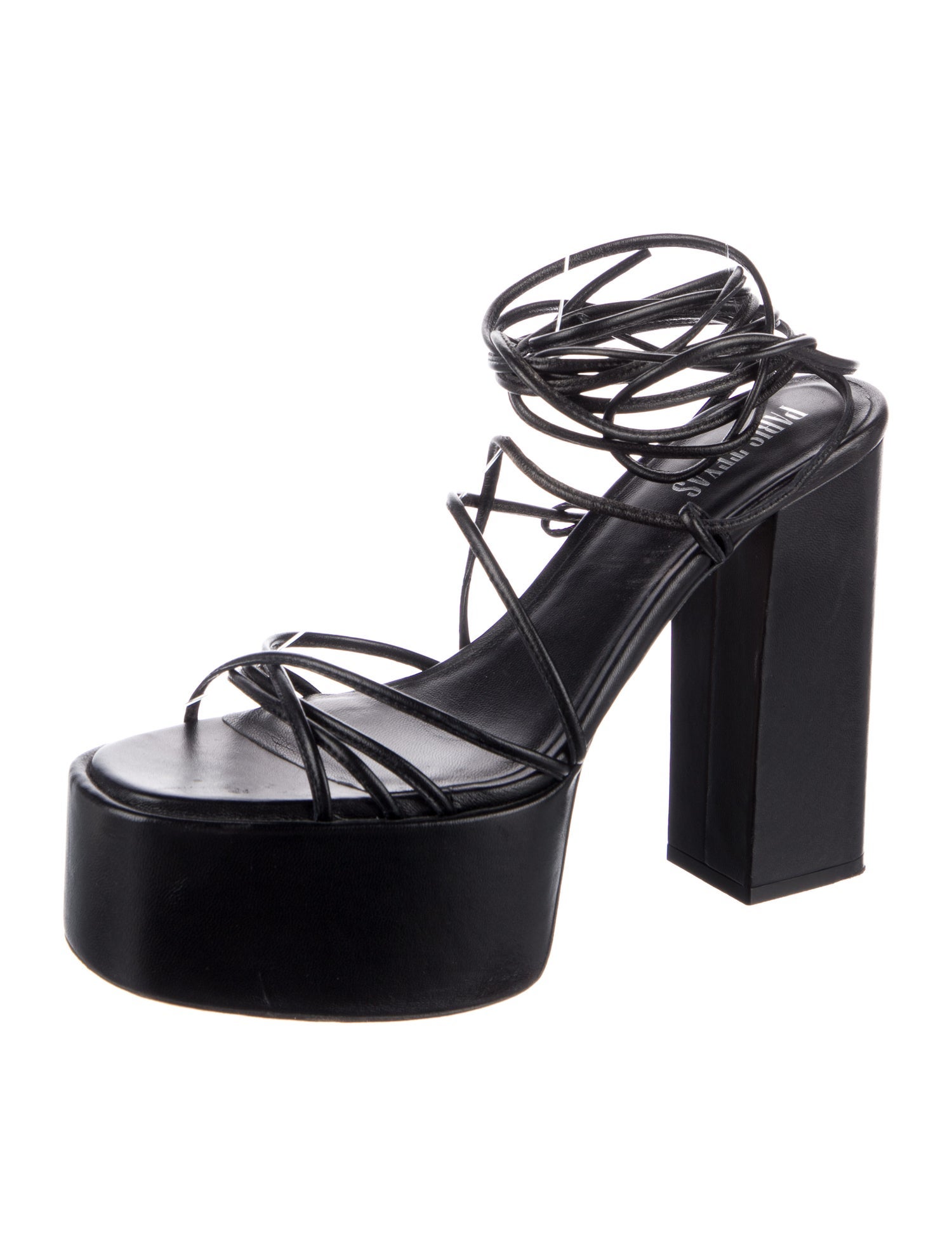 Paris Texas Leather Gladiator Sandals