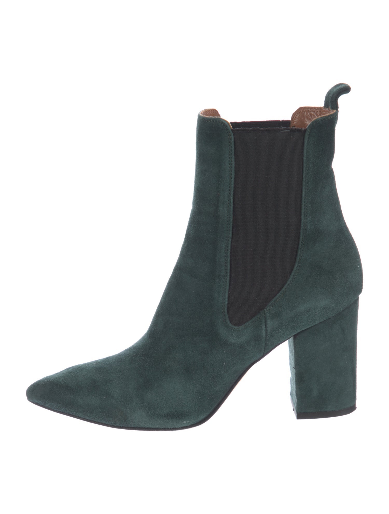 Paris Texas Suede Colorblock Pattern Chelsea Boots