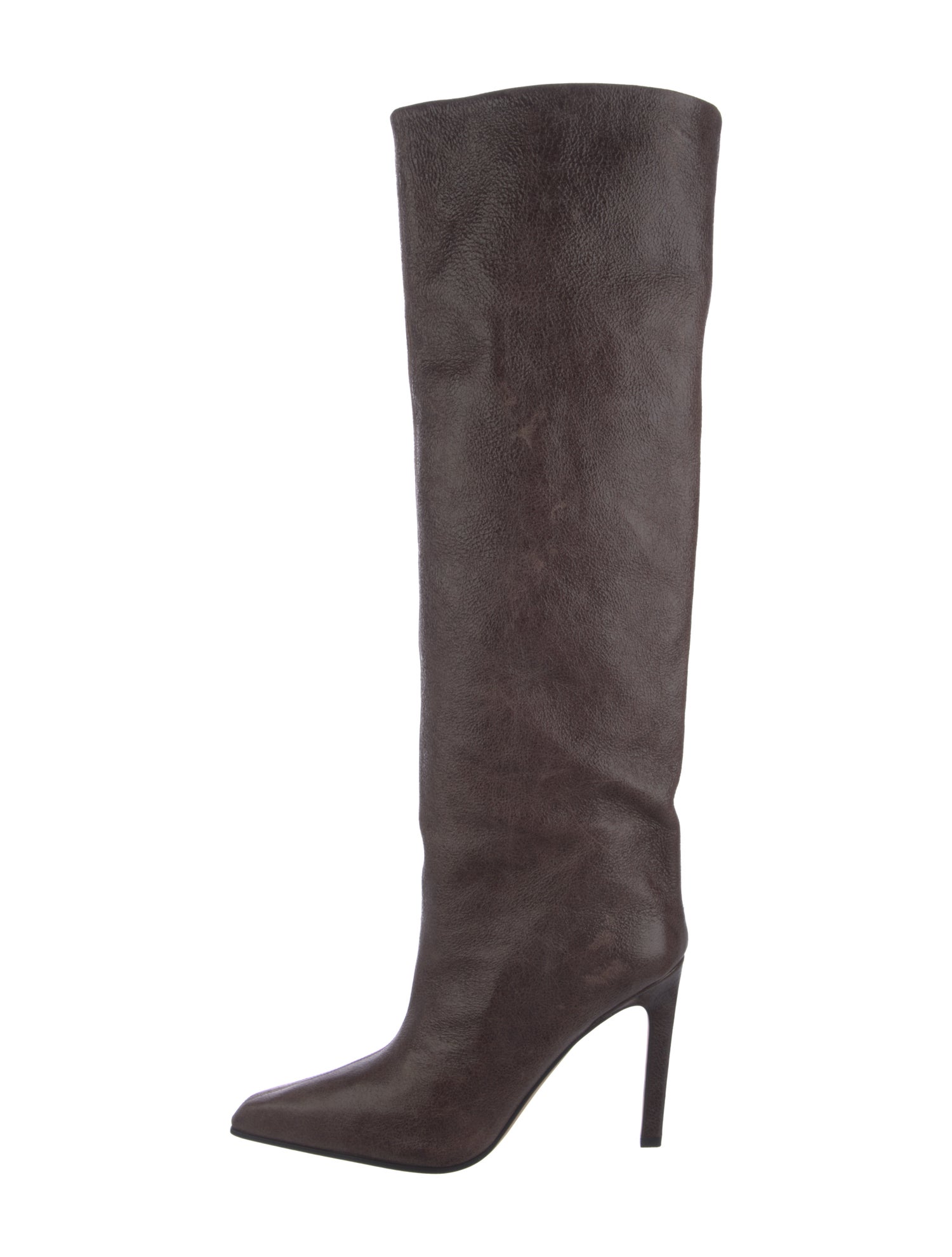 Paris Texas Leather Blue & Black Python Ankle High Almond Toe Boots