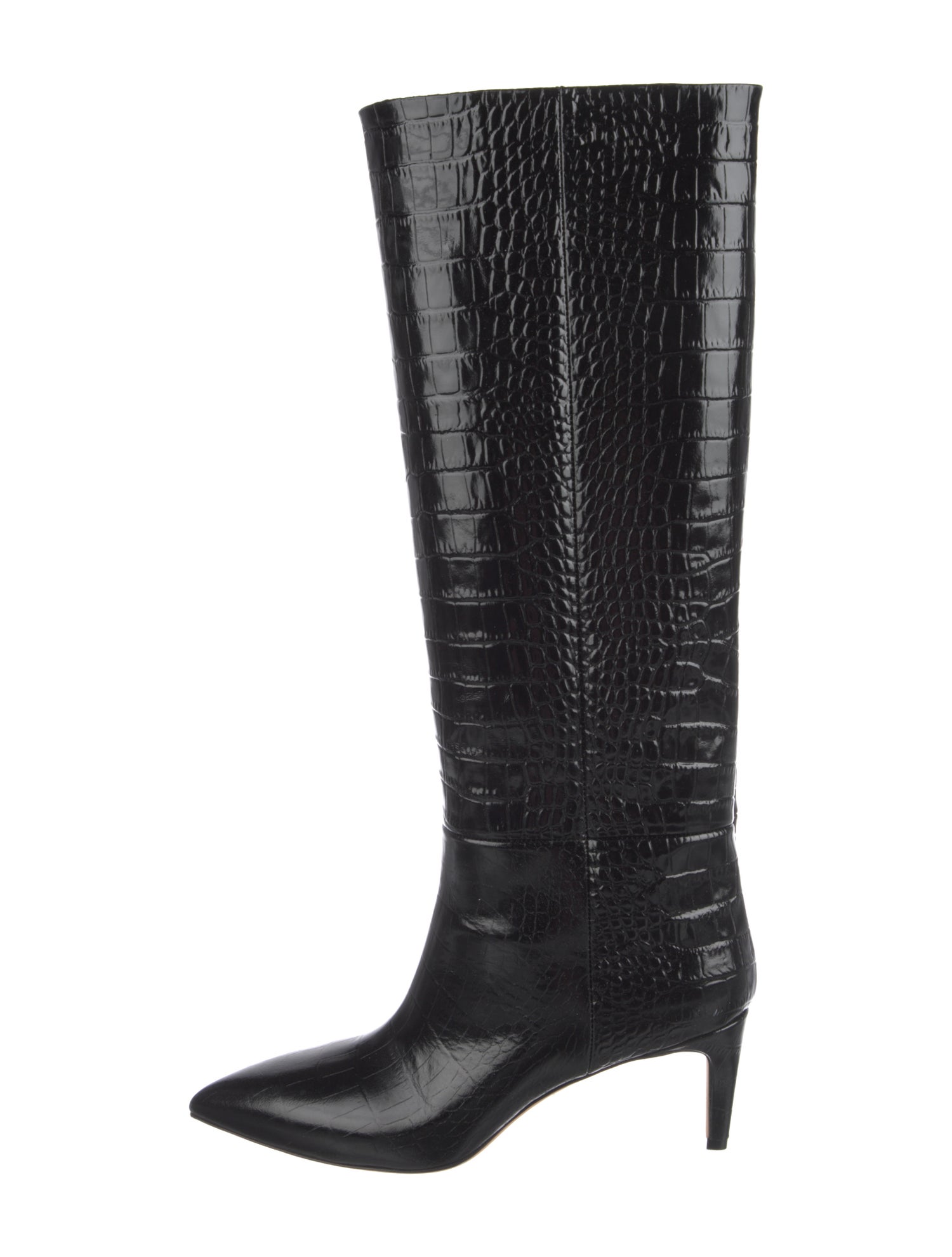 Paris Texas Embossed Leather Riding Boots
