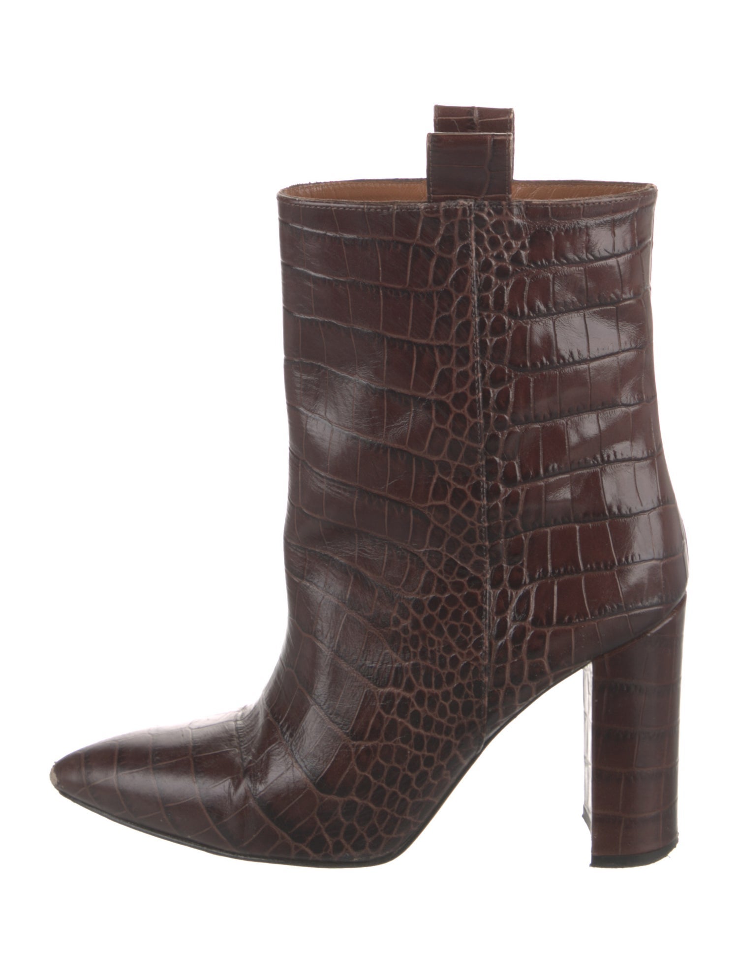 Paris Texas Embossed Leather Boots