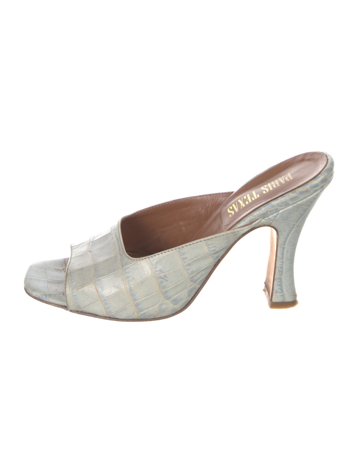 Paris Texas Leather Mules