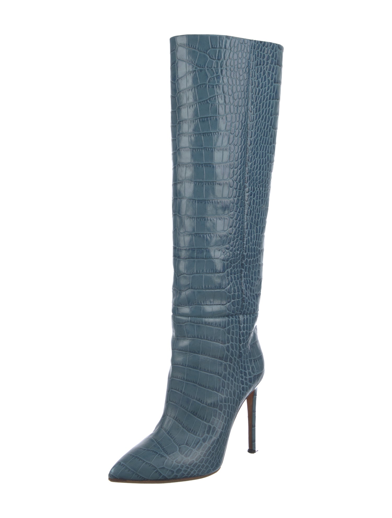 Paris Texas Embossed Leather Boots