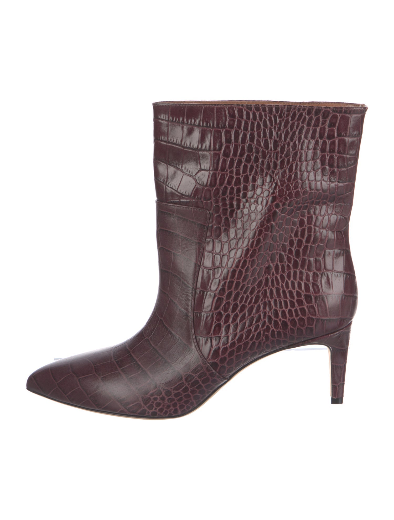 Paris Texas Embossed Leather Animal Print Boots