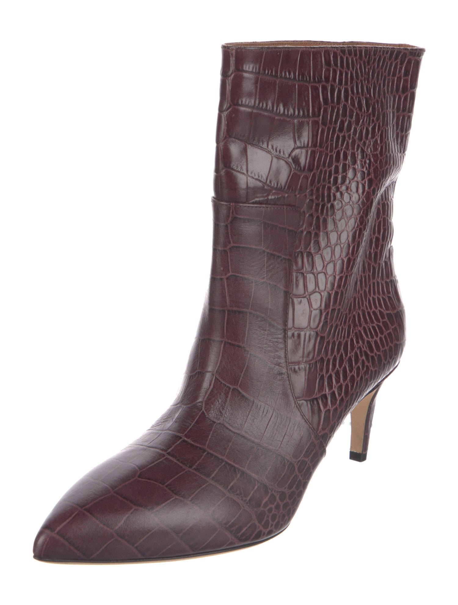 Paris Texas Embossed Leather Animal Print Boots