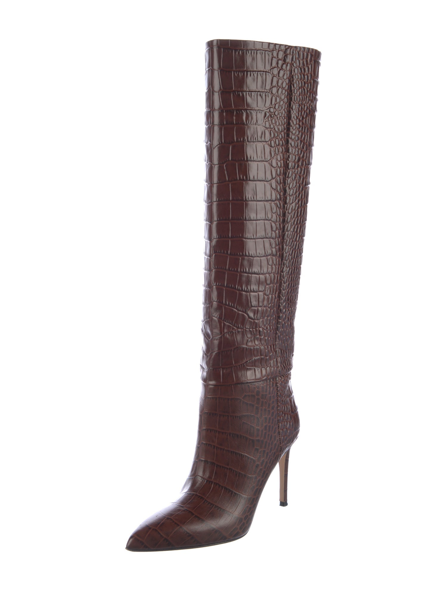 Paris Texas Embossed Leather Boots