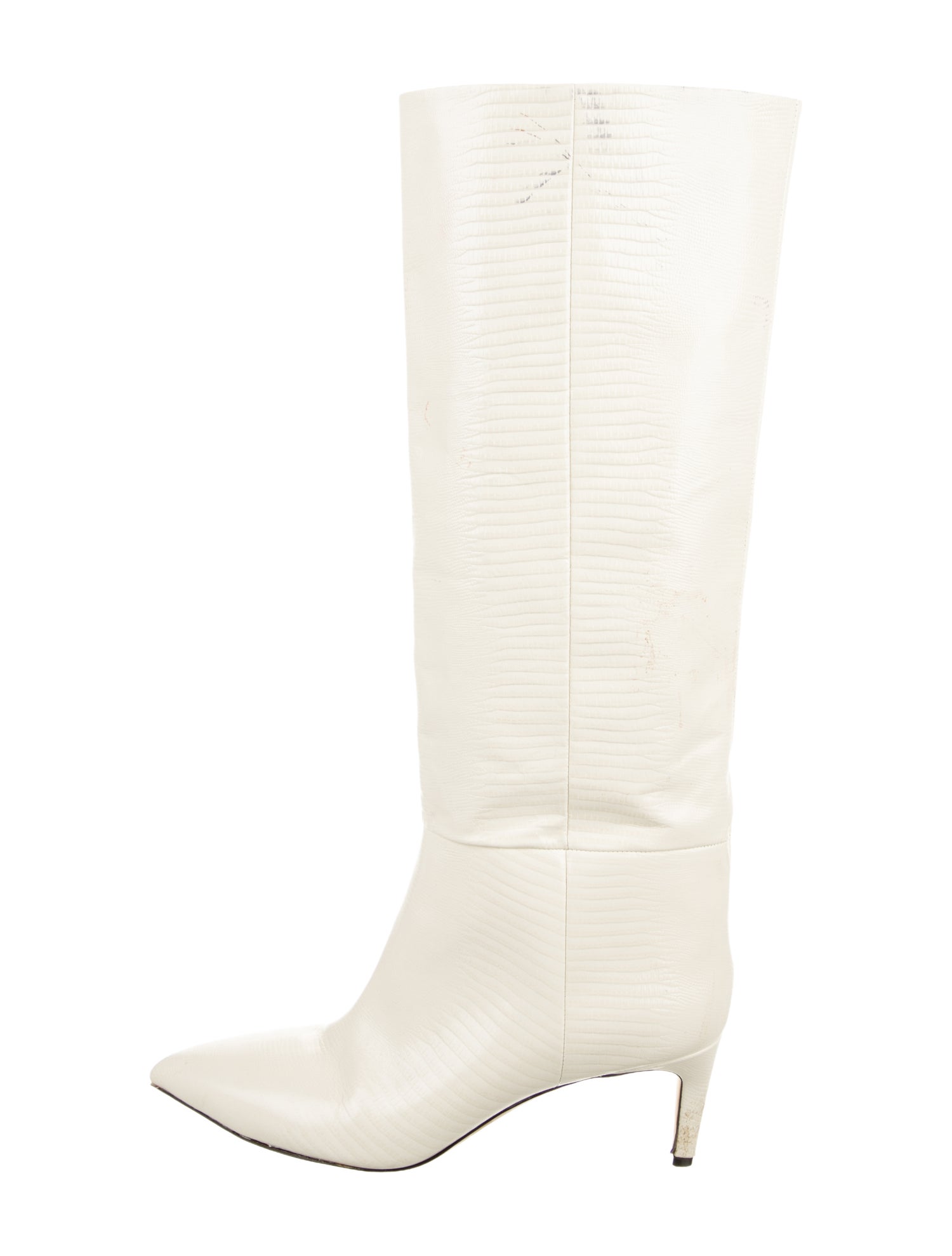 Paris Texas Leather Rain Boots