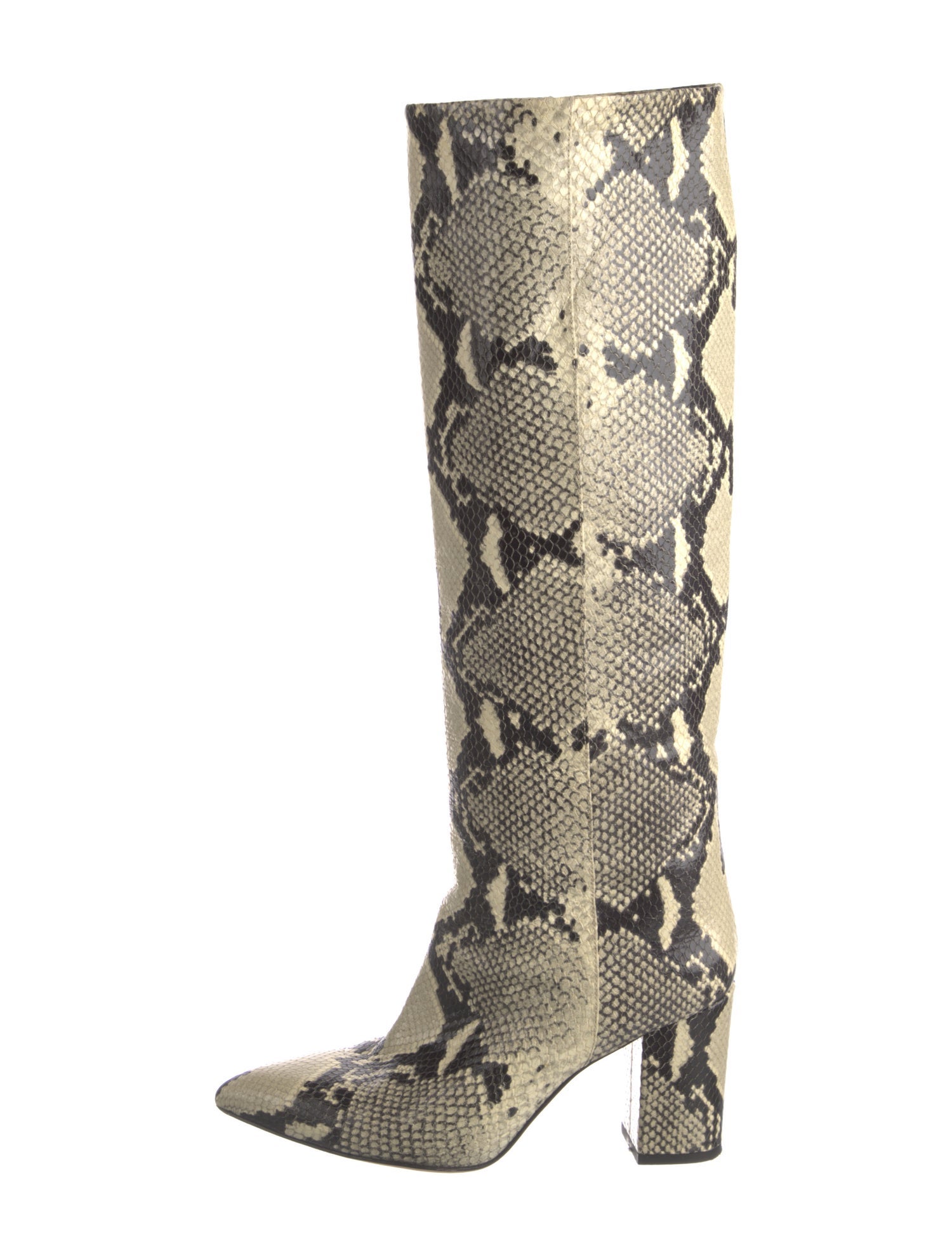 Paris Texas Snakeskin Animal Print Boots