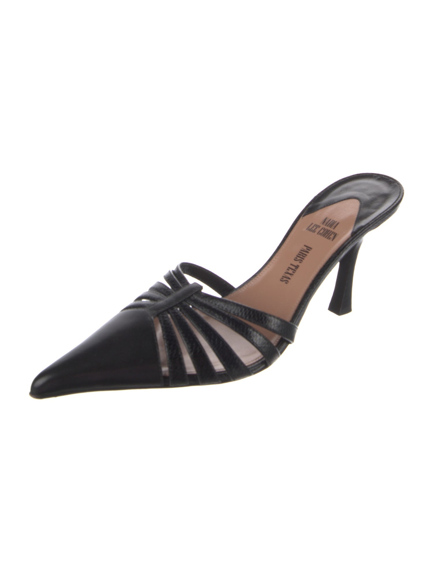 Paris Texas Leather Mules