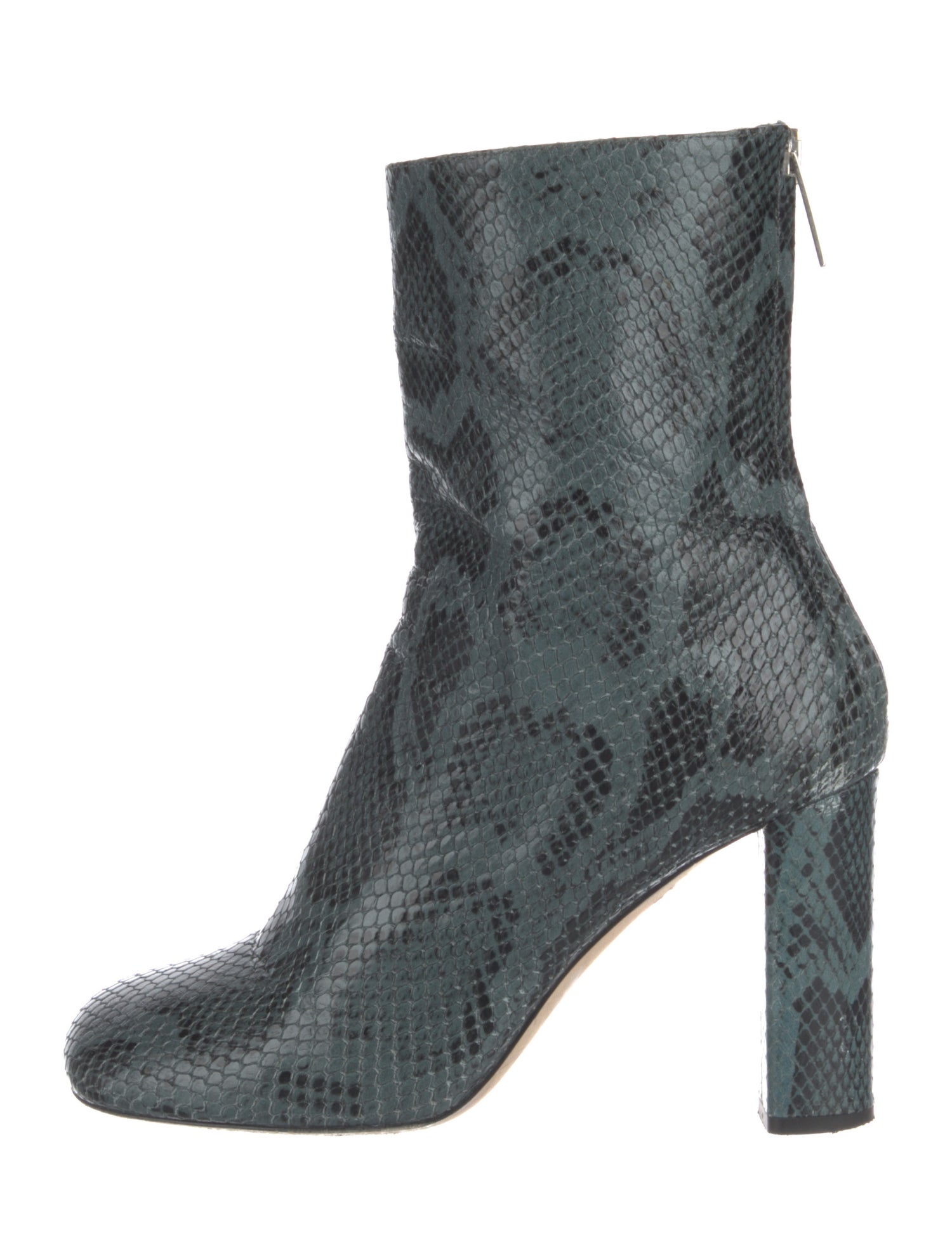 Paris Texas Leather Animal Print Boots
