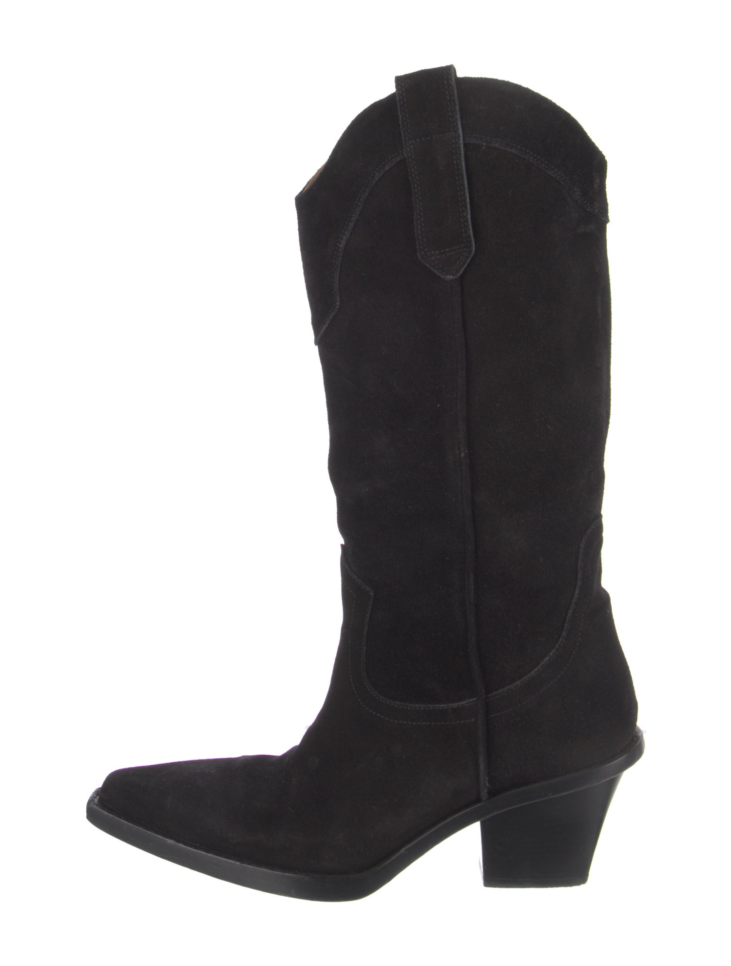 Paris Texas Suede Western Boots