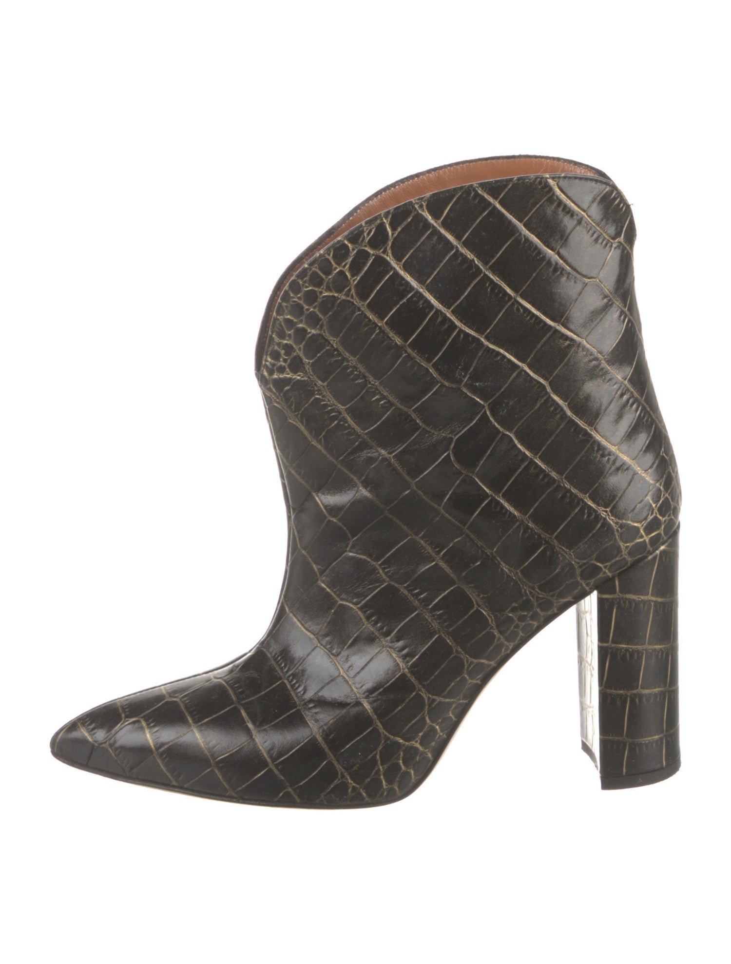 Paris Texas Embossed Leather Printed Boots