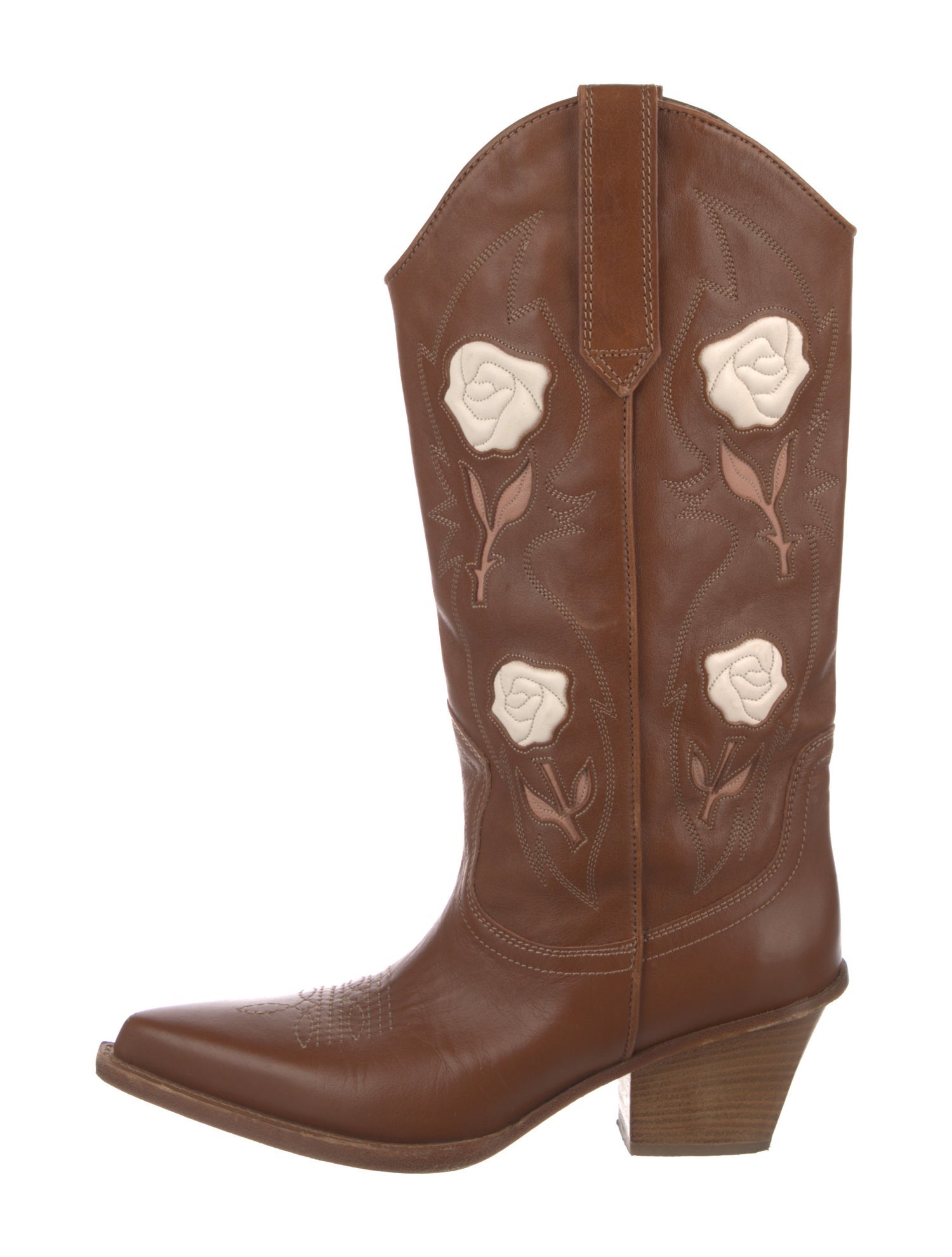 Paris Texas Leather Patterned Western Boots