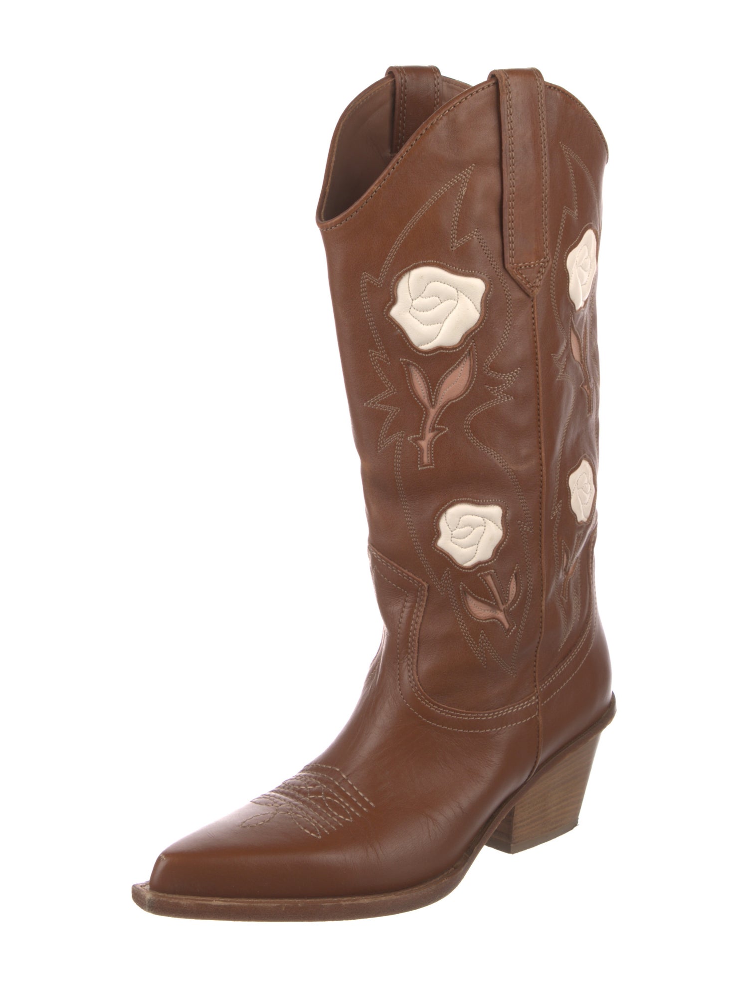Paris Texas Leather Patterned Western Boots