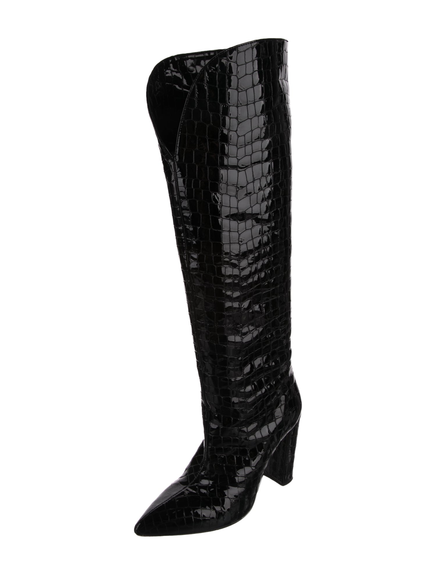 Paris Texas Embossed Leather Boots