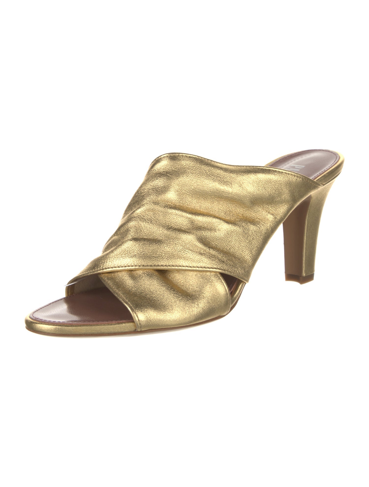 Paris Texas Leather Slides