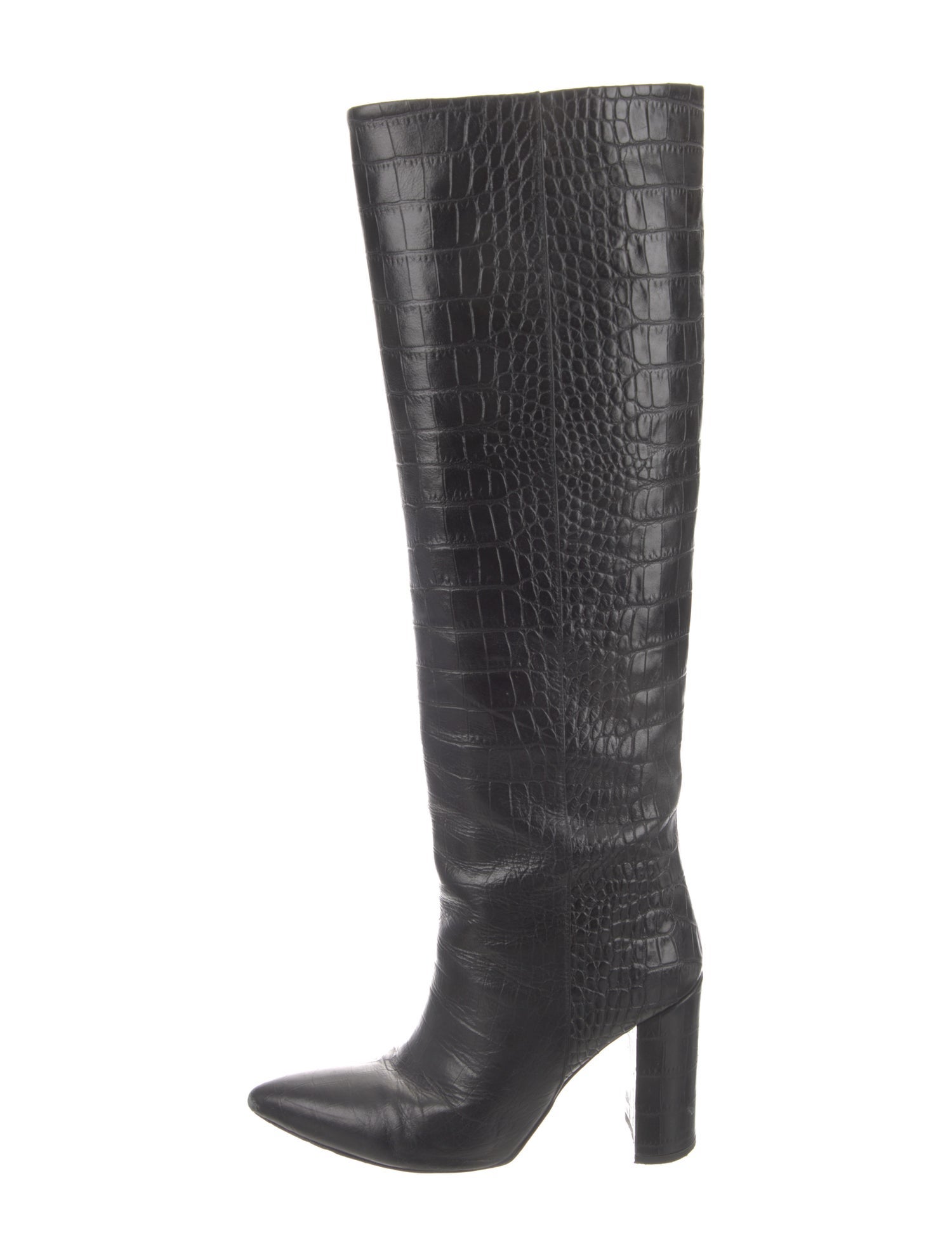 Paris Texas Embossed Leather Boots