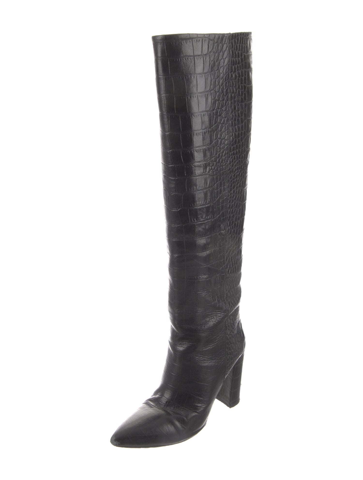 Paris Texas Embossed Leather Boots