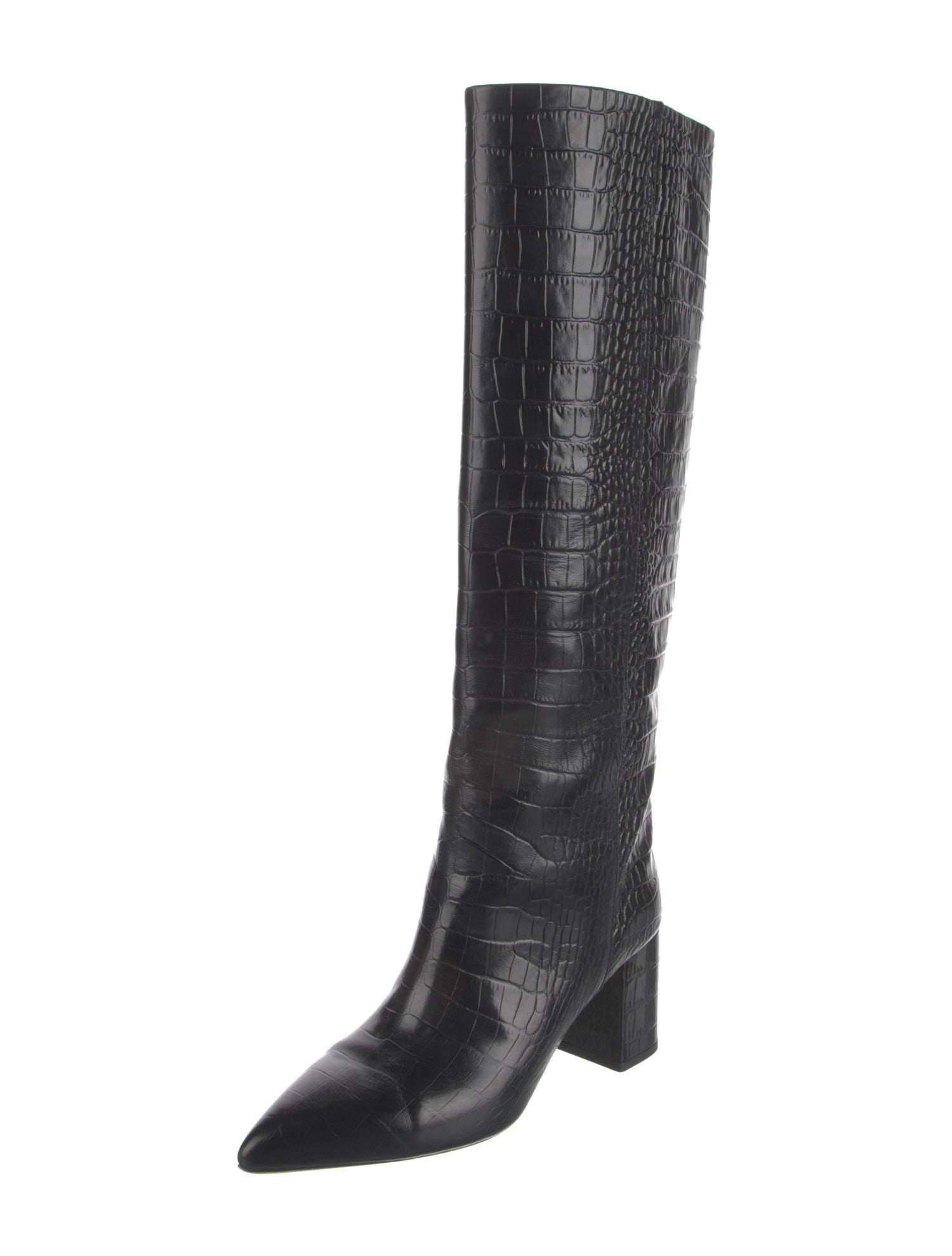 Paris Texas Embossed Leather Boots