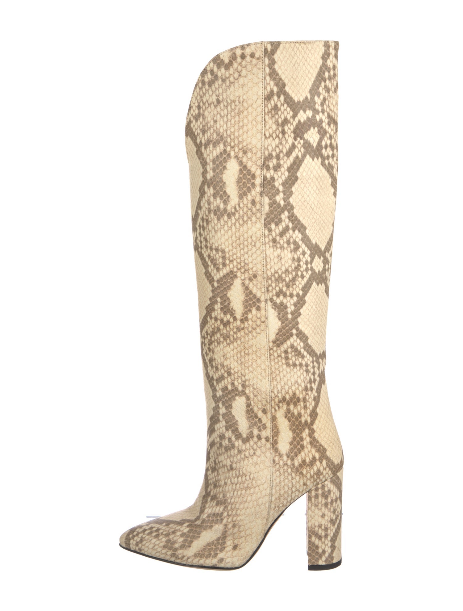 Paris Texas Embossed Leather Animal Print Boots