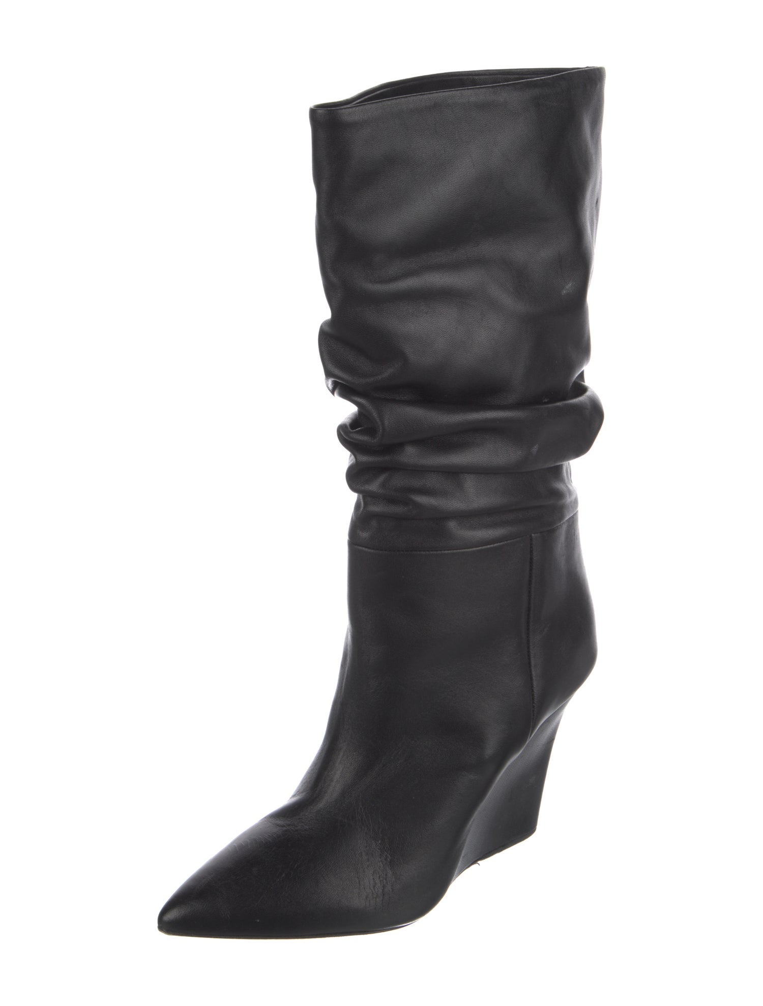 Paris Texas Leather Slouch Boots