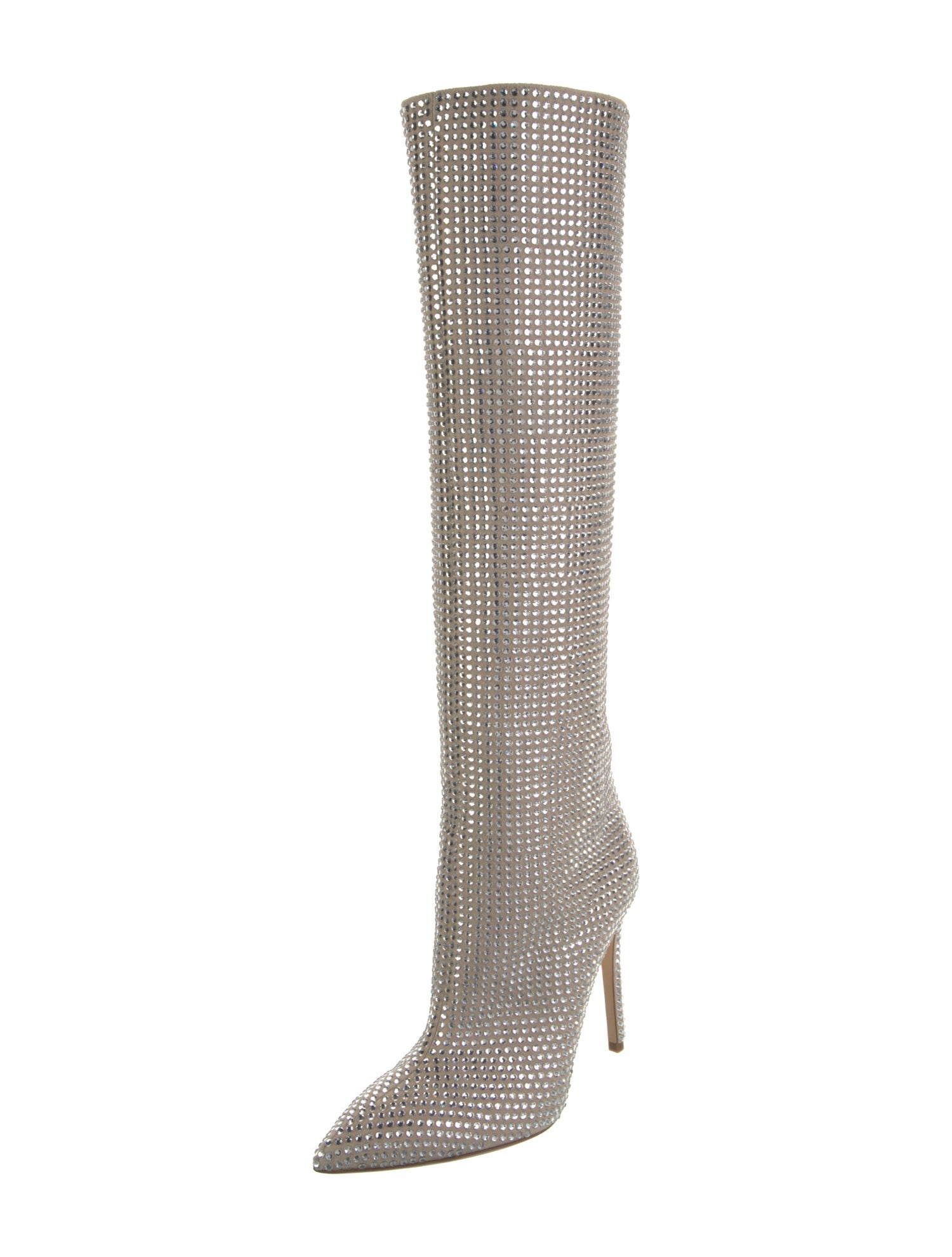 Paris Texas Crystal Patterned Sock Boots