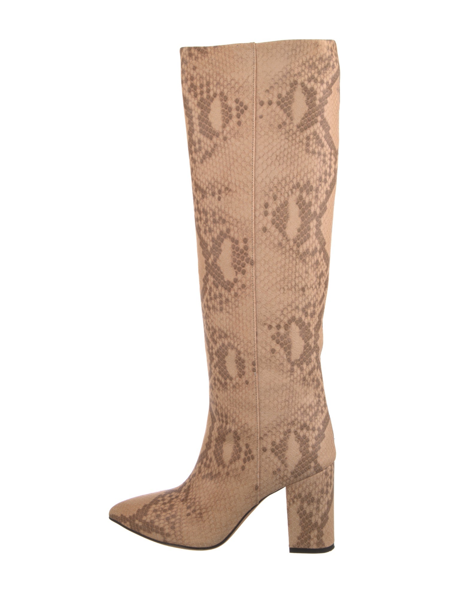Paris Texas Python Animal Print Boots