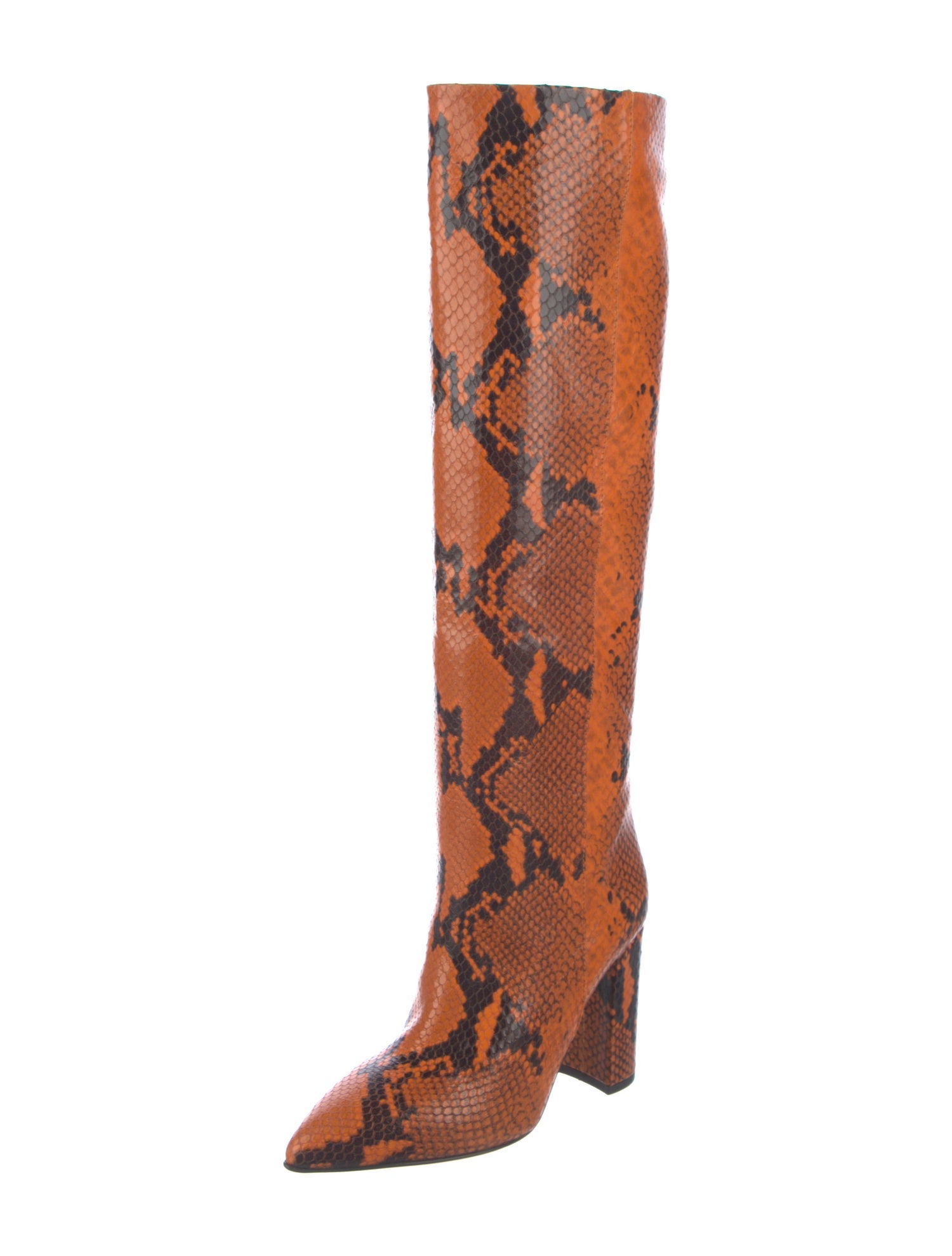 Paris Texas Embossed Leather Animal Print Boots