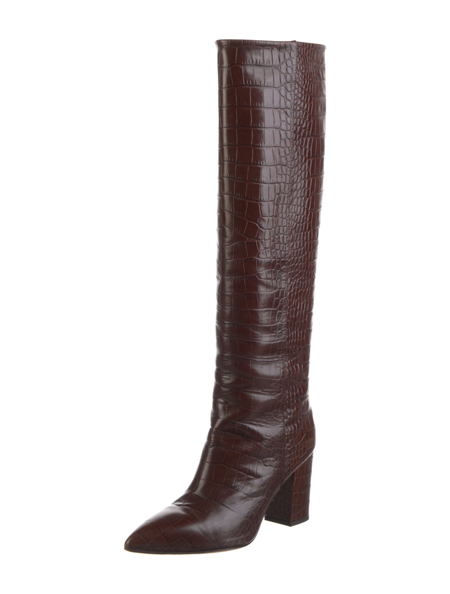 Paris Texas Embossed Leather Boots