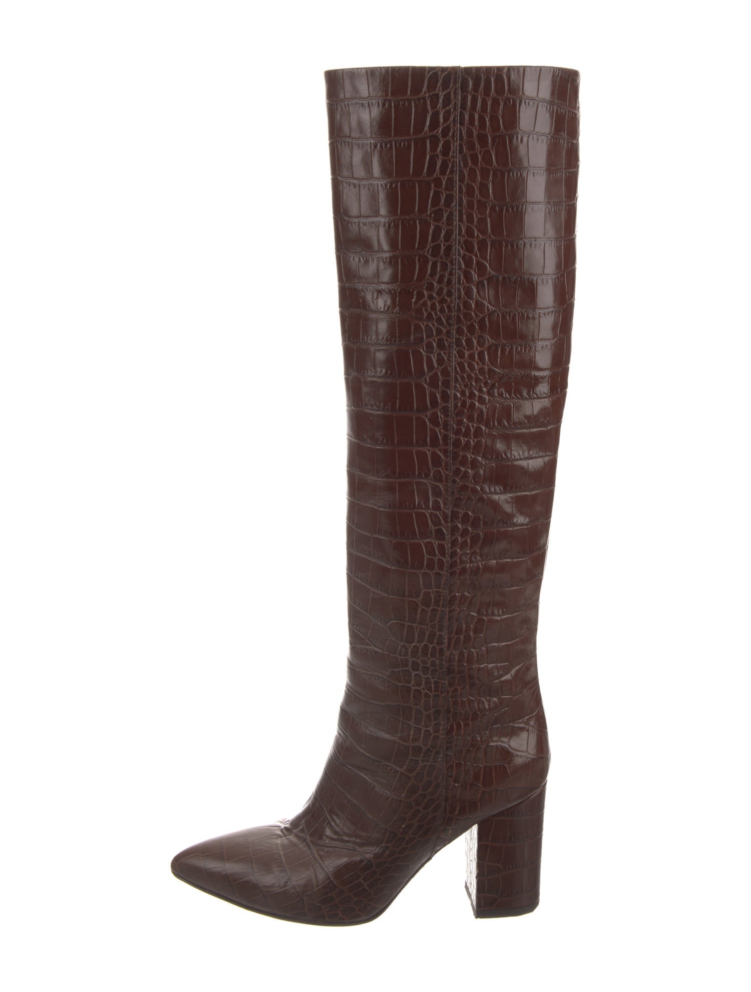 Paris Texas Embossed Leather Boots
