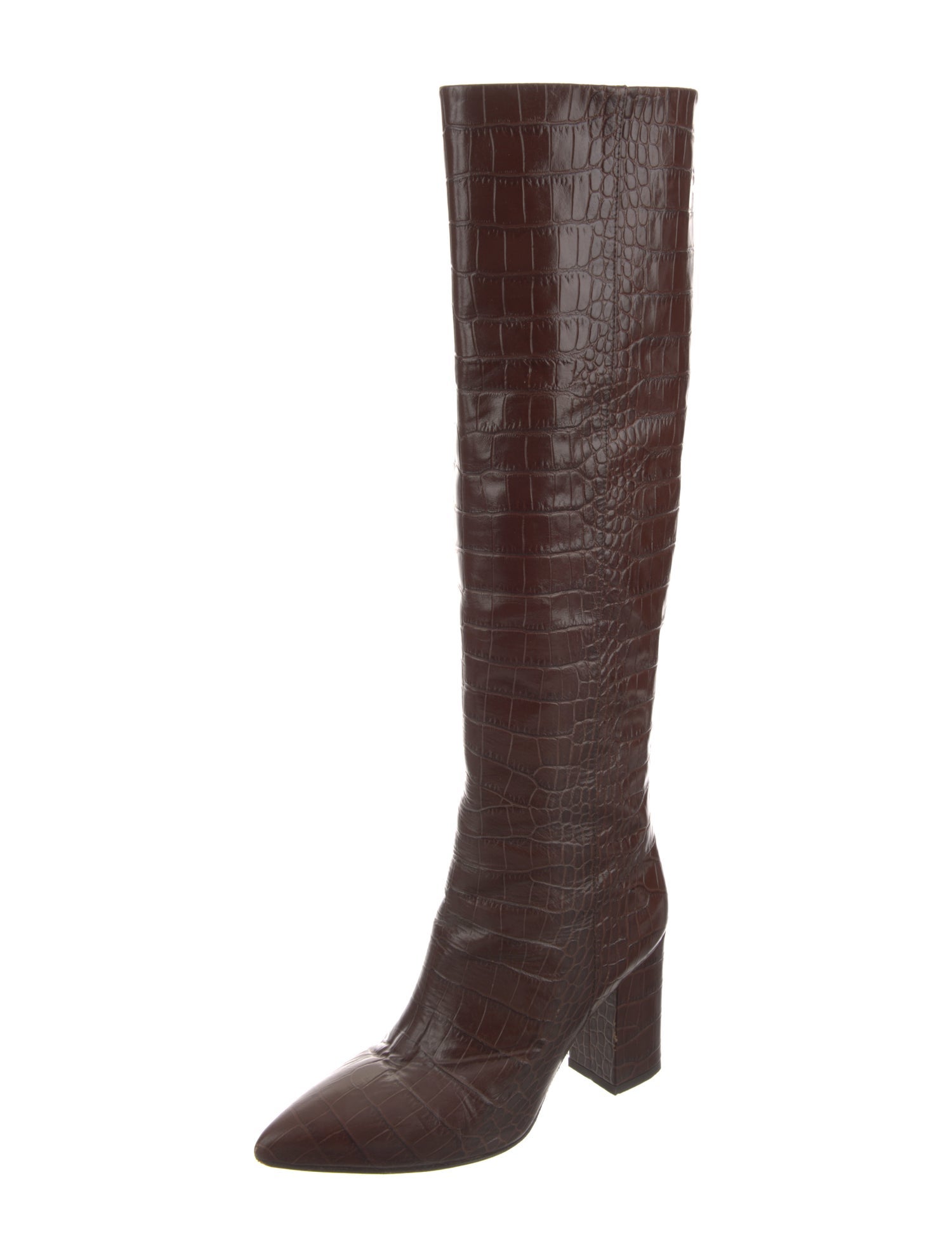 Paris Texas Embossed Leather Boots