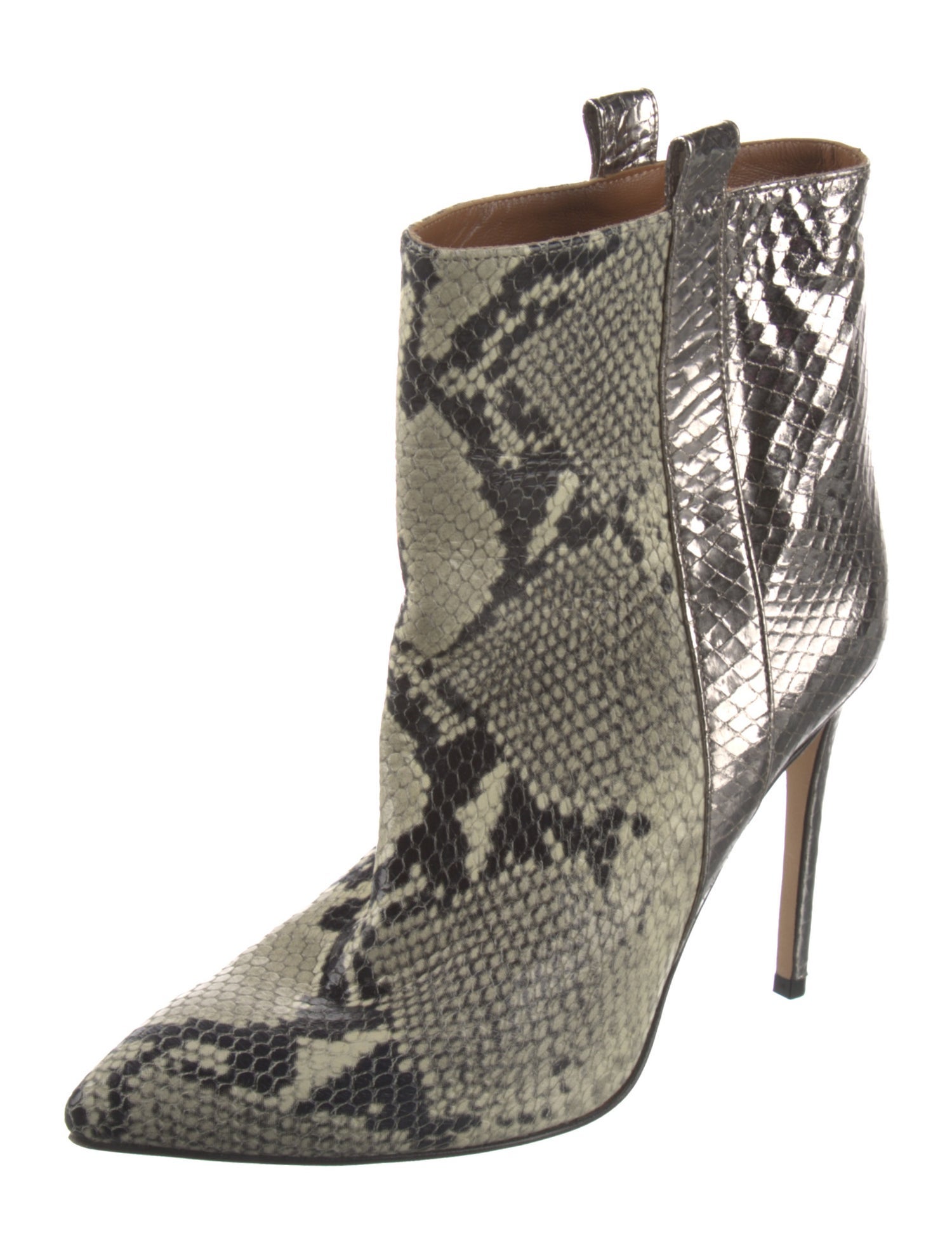 Paris Texas Snakeskin Animal Print Boots