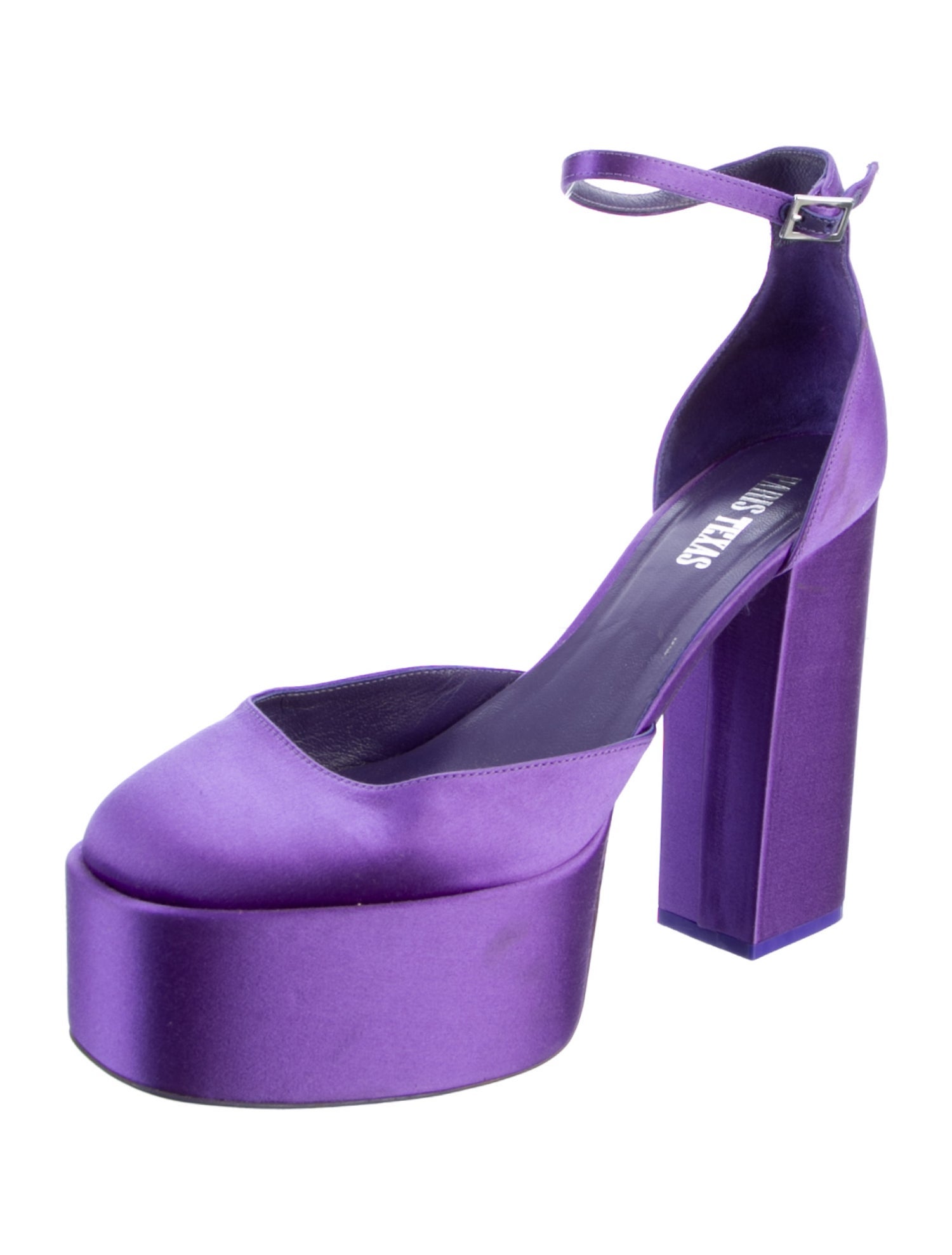 Paris Texas Satin D'Orsay Pumps
